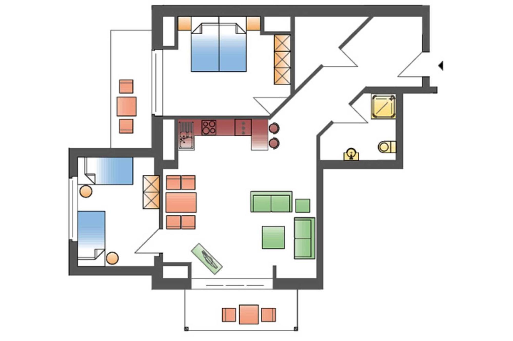 Villa Marin Wohnung 21 Цинновиц Экстерьер фото